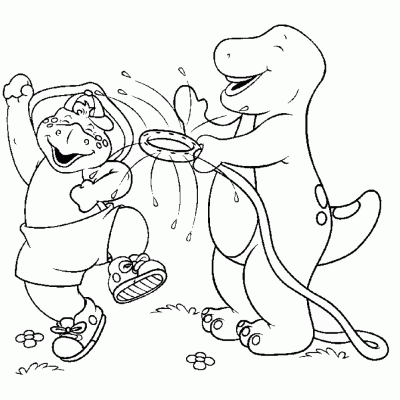 Ourcoloringpage Barney 12