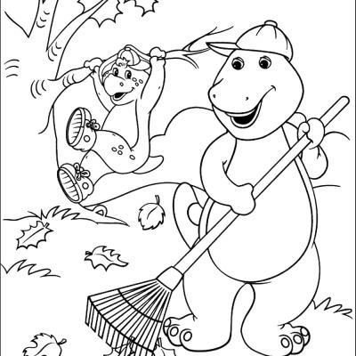 Ourcoloringpage Barney 14
