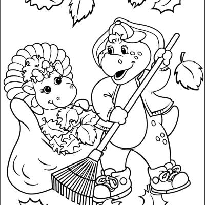 Ourcoloringpage Barney 15