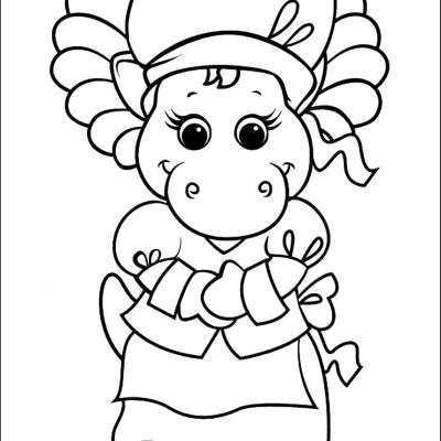 Ourcoloringpage Barney 20