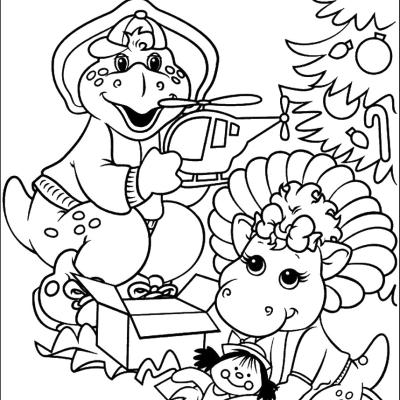 Ourcoloringpage Barney 24