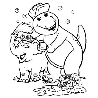 Ourcoloringpage Barney 26