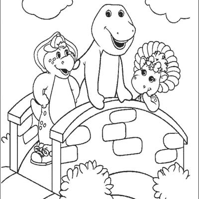 Ourcoloringpage Barney 29
