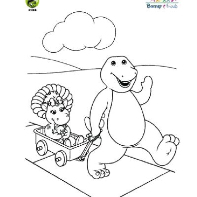 Ourcoloringpage Barney 30
