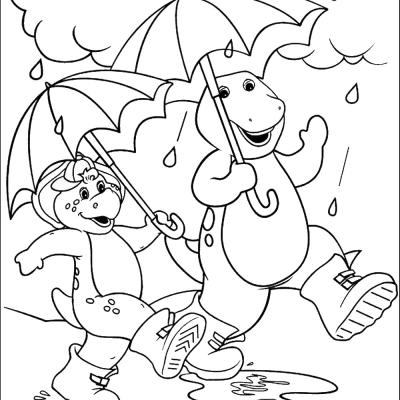 Ourcoloringpage Barney 31
