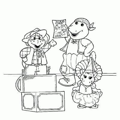 Ourcoloringpage Barney 33