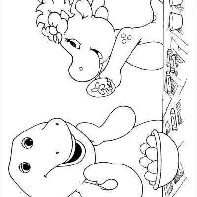 Ourcoloringpage Barney 39