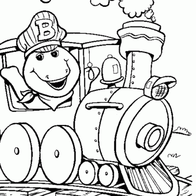 Ourcoloringpage Barney 3