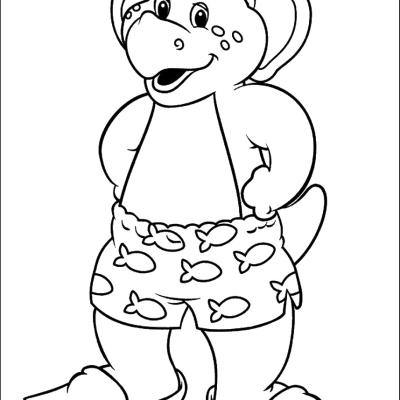 Ourcoloringpage Barney 43