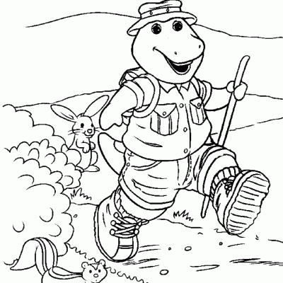 Ourcoloringpage Barney 46