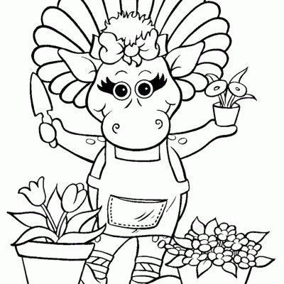 Ourcoloringpage Barney 48