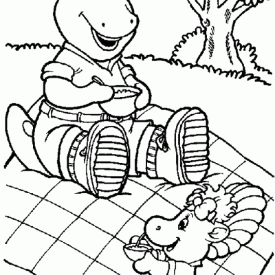 Ourcoloringpage Barney 5
