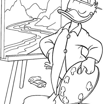 Ourcoloringpage Donald Duck 30