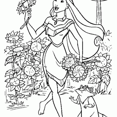 Ourcoloringpage Pocahontas 13