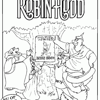 Ourcoloringpage Robin Hood 5