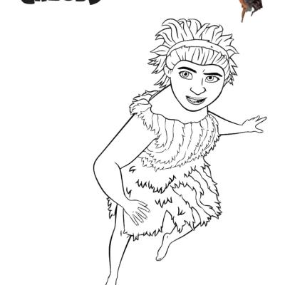 Ourcoloringpage Croods 11