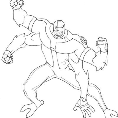 Ourcoloringpage Ben 10 11
