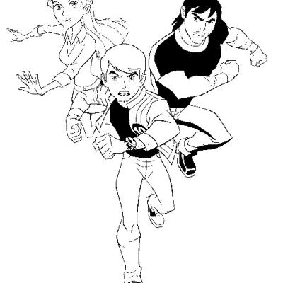 Ourcoloringpage Ben 10 2