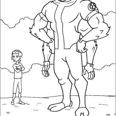 Ourcoloringpage Ben 10 52