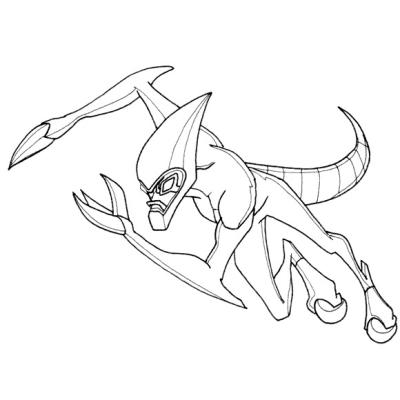 Ourcoloringpage Ben 10 6