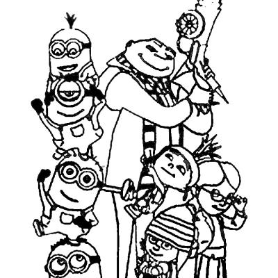 Ourcoloringpage Despicable Me 6