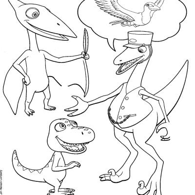 Ourcoloringpage Dinosaur Train 28