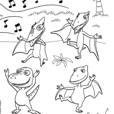 Ourcoloringpage Dinosaur Train 32