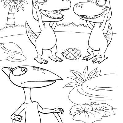 Ourcoloringpage Dinosaur Train 3