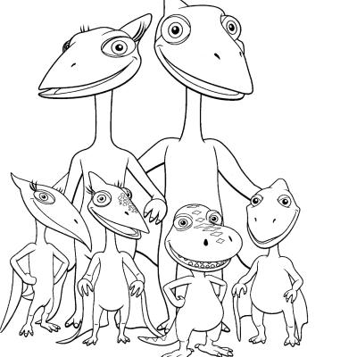 Ourcoloringpage Dinosaur Train 40
