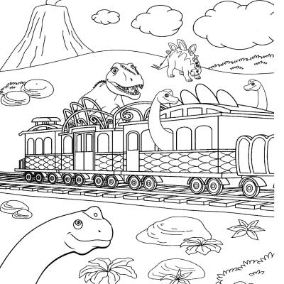 Ourcoloringpage Dinosaur Train 55
