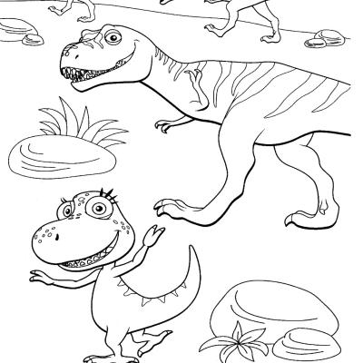 Ourcoloringpage Dinosaur Train 7