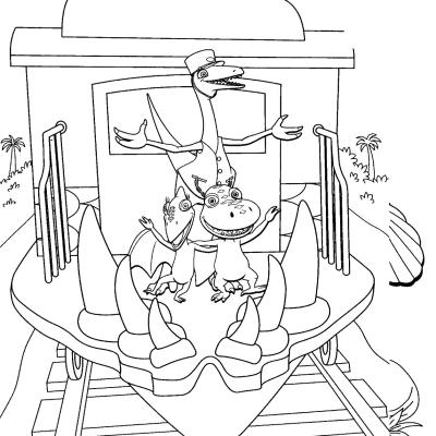 Ourcoloringpage Dinosaur Train 9