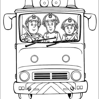 Ourcoloringpage Fireman Sam 10