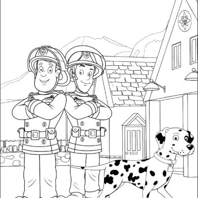 Ourcoloringpage Fireman Sam 17