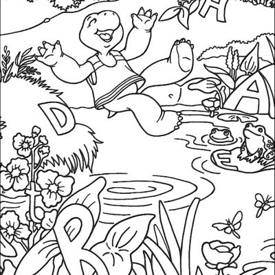 Ourcoloringpage Franklin The Turtle 11