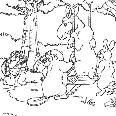 Ourcoloringpage Franklin The Turtle 12