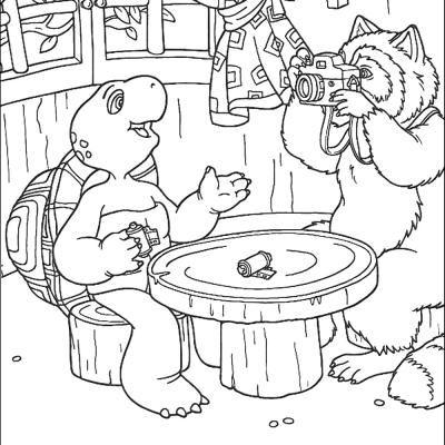 Ourcoloringpage Franklin The Turtle 32