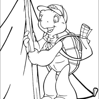 Ourcoloringpage Franklin The Turtle 40