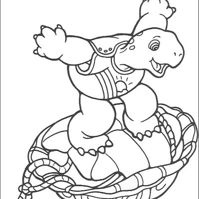 Ourcoloringpage Franklin The Turtle 8