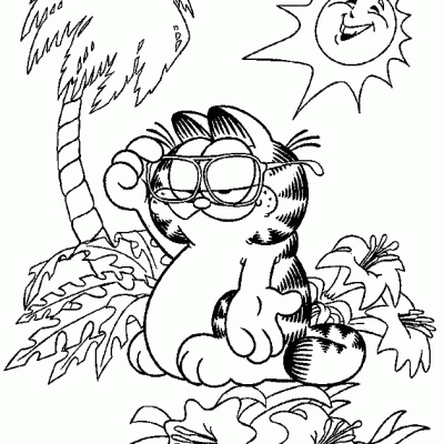 Ourcoloringpage Garfield 5