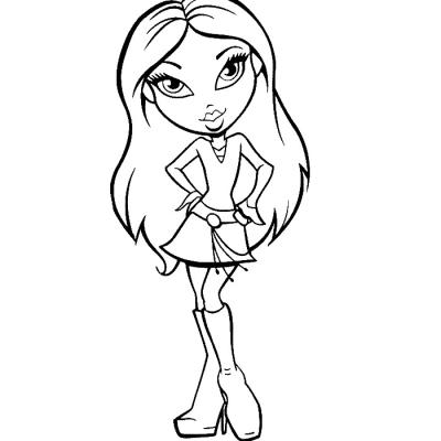 Ourcoloringpage Bratz 16