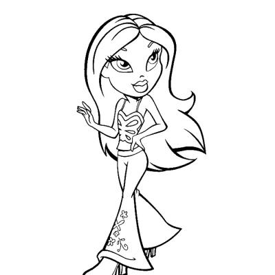Ourcoloringpage Bratz 17