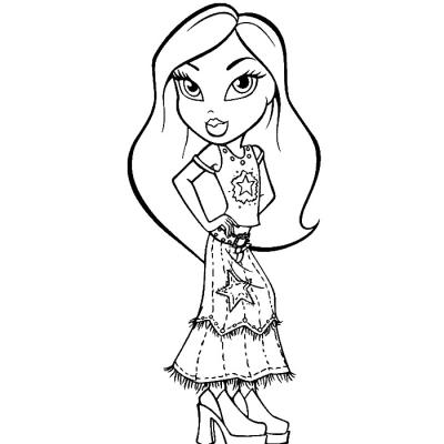 Ourcoloringpage Bratz 18