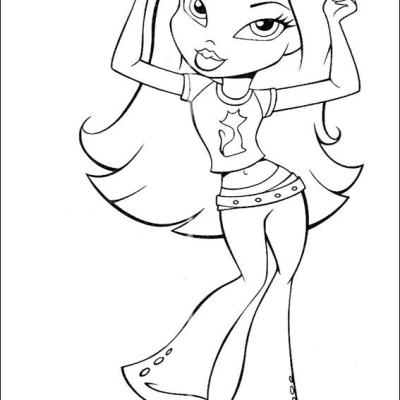 Ourcoloringpage Bratz 1
