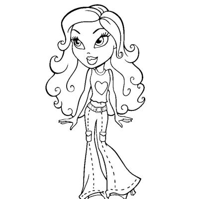 Ourcoloringpage Bratz 20