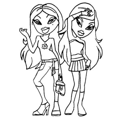 Ourcoloringpage Bratz 7