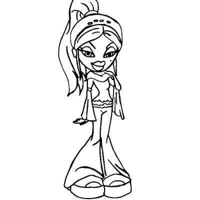 Ourcoloringpage Bratz 9