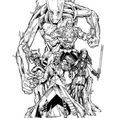 Ourcoloringpage Guardians Of The Galaxy 27