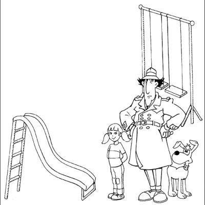Ourcoloringpage Inspector Gudget 11