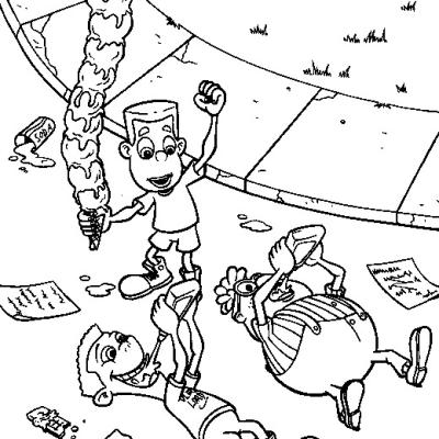 Ourcoloringpage Jimmy Neutron 13